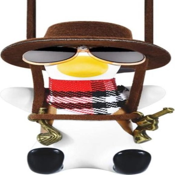 Cute Duck Car Hanging Ornament, Cute Car Mirror Hanging Accessories, Swing Duck - Picture 2 of 6